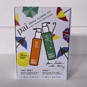 PAI Skincare Double Cleanse Kit NIB Light Work Cleansing Oil Phaze PHA Face Wash
